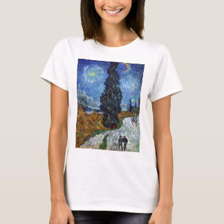 T-shirt Route de campagne de Van Gogh- en Provence par
