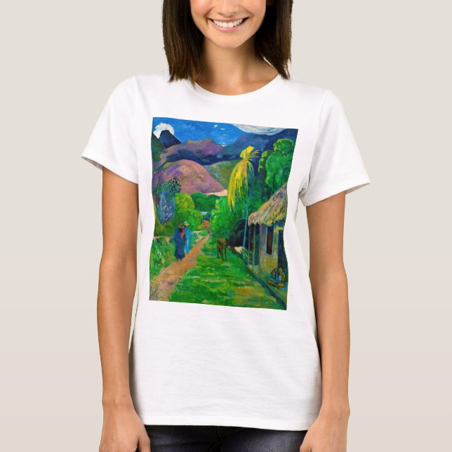 T-shirt Route de Tahiti, Gauguin (Devant)