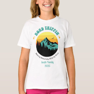 T-shirt Route de vacances personnalisée en famille Corresp