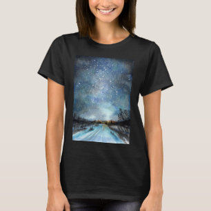 T-shirt Route d'hiver