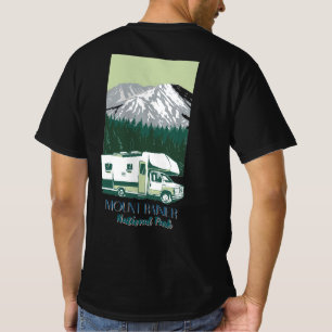T-shirt Route du Parc national du Mont Rainier de style vi