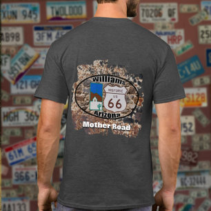 T-shirt Route historique 66 ~ Williams, Arizona