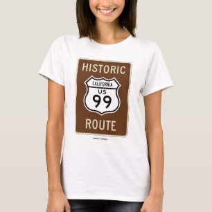 T-shirt Route historique 99 (la Californie) des USA
