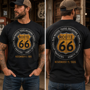 T-shirt Route Rétro 66