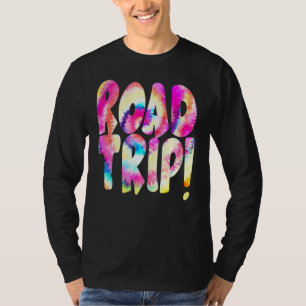 T-shirt Route Voyage Destination Tourist Cravate-Dye Trave