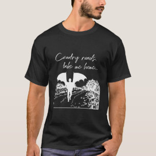 T-shirt Routes du pays Mothman