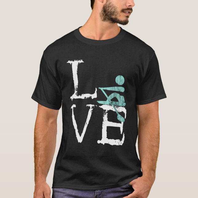 T-shirt Rower Love Aiguillage Équipes Coxswlers Paddlers C (Devant)