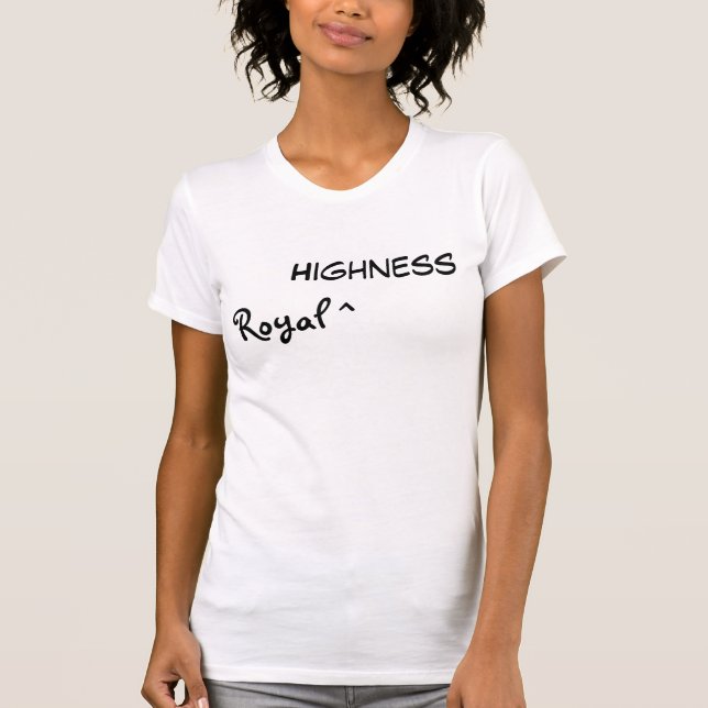 T-shirt ^ royal, altesse (Devant)