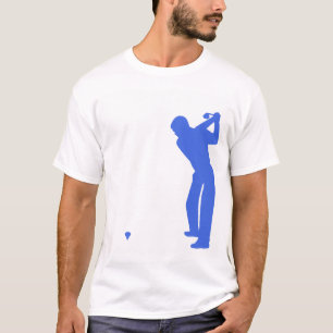 T-shirt Royal Blue and White Golf