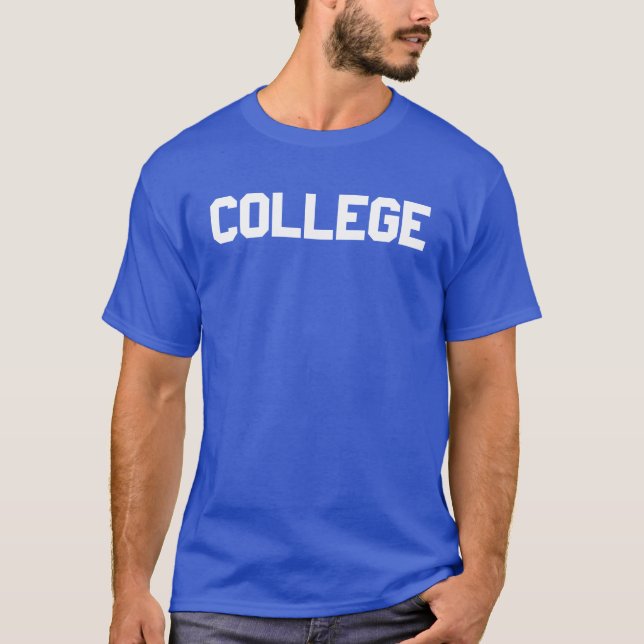 T-shirt Royal Blue College (Devant)