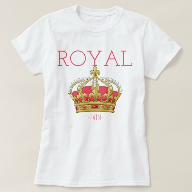 T-shirt Royal (douleur) (Design devant)