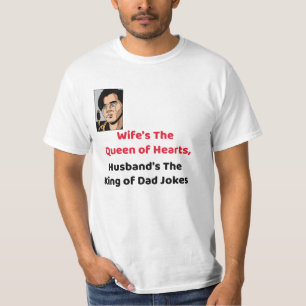 T-shirt Royal Love : Reine des Coeurs et Roi de Papa plais
