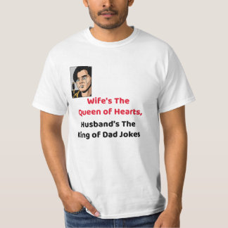 T-shirt Royal Love : Reine des Coeurs et Roi de Papa plais