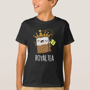 T-shirt Royal tea Funny Tea Pun Dark BG