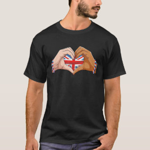 T-shirt Royaume-Uni Hommes Patriotique British Drapeau Uk