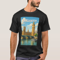 Royaume-Uni Illustration Voyage Art Vintage