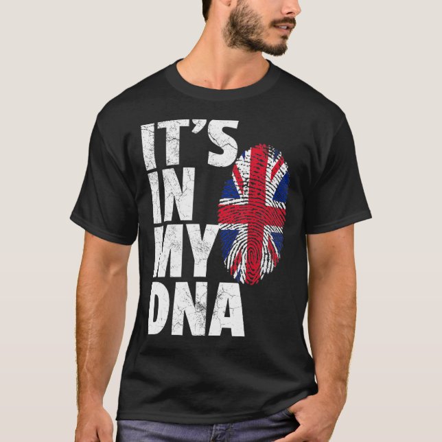 T-shirt Royaume-Uni Union Jack Angleterre Drapeau C'est da (Devant)
