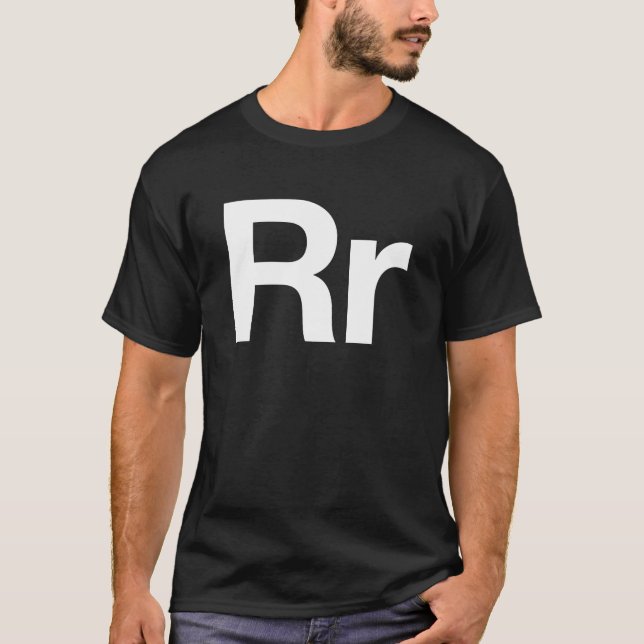 T-shirt Rr helvetica (Devant)