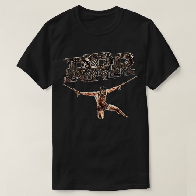 T-shirt rrr design X nt rama rao (Design devant)
