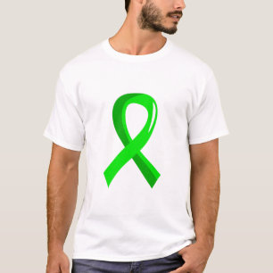 T-shirt Ruban 3 de vert de chaux de lymphome non