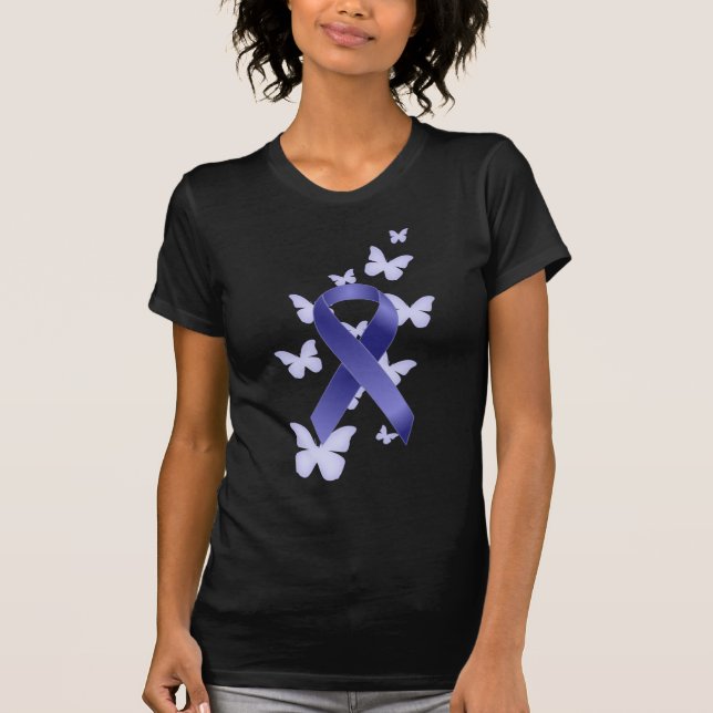 T-shirt Ruban bleu de conscience (Devant)