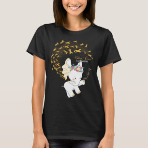 T-shirt Ruban d'ambre éléphant Annexe Sensibilisation au c