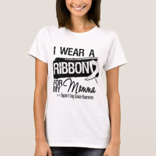 T-shirt Ruban de cancer de poumon de mamans