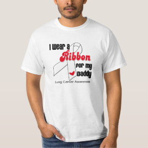 T-shirt Ruban de cancer de poumon (papa)