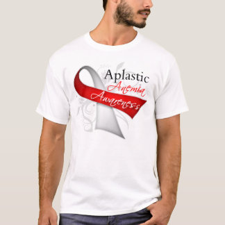 T-shirt Ruban de conscience d'anémie aplastique