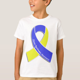 T-shirt Ruban de conscience de syndrome de Down