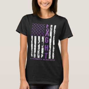 T-shirt Ruban de drapeau américain pour la journée du mois