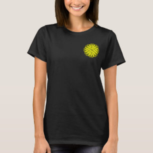T-shirt Ruban de fleurs jaunes par Kenneth Yoncich
