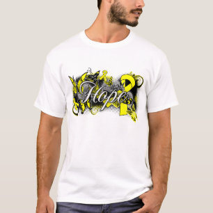 T-shirt Ruban de jardin d'espoir de prévention de suicide
