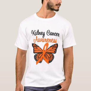 T-shirt Ruban de papillon de conscience de Cancer de rein