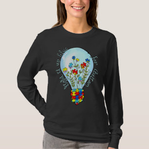 T-shirt Ruban de puzzle de l'autisme, illuminez-le en bleu