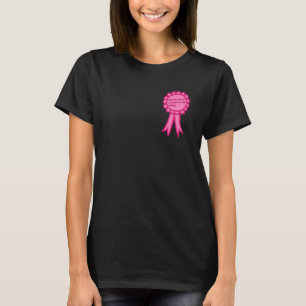 T-shirt Ruban de récompense rose pour crise de colère