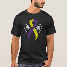 Ruban de sensibilisation à la couleur pourpre et j