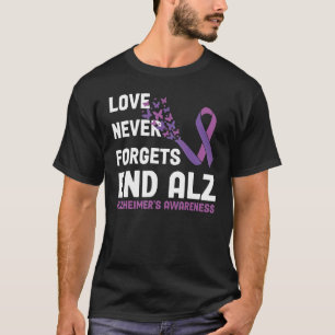 T-shirt Ruban de sensibilisation à la maladie d'Alzheimer 
