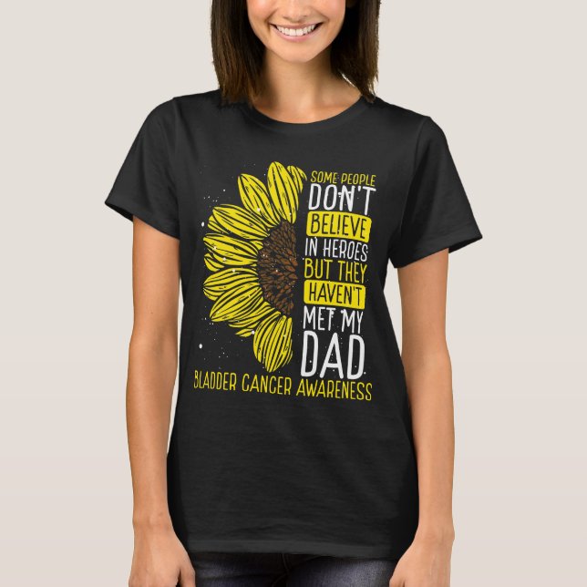 T-shirt Ruban de sensibilisation au cancer de la vessie pa (Devant)