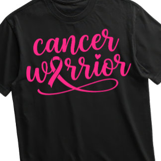 T-shirt Ruban de sensibilisation au cancer du sein Warrior
