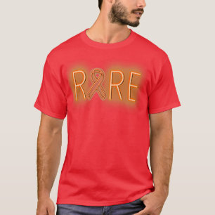 T-shirt Ruban de sensibilisation au néon orange RARE