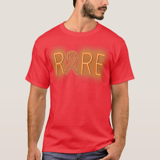T-shirt Ruban de sensibilisation au néon orange RARE