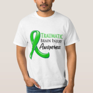 T-shirt Ruban de sensibilisation aux lésions cérébrales tr