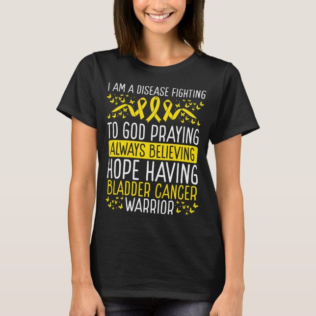 T-shirt Ruban de sensibilisation aux maladies guerrières d (Devant)