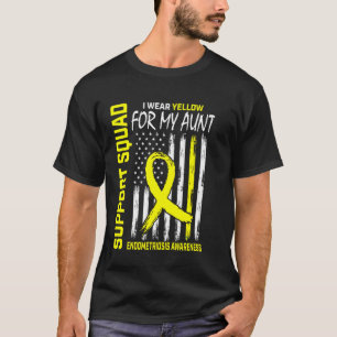 T-shirt Ruban Jaune de Sensibilisation à l'Endométriose Ta