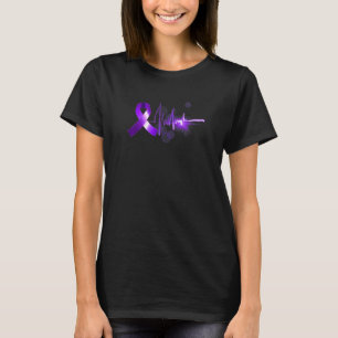 T-shirt Ruban Opioïde Battement de coeur Sensibilisation a