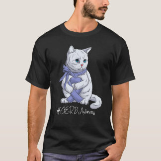 T-shirt Ruban Pervenche Mois de la sensibilisation au RGO 