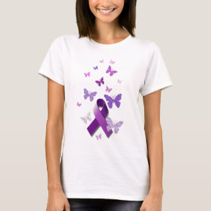 T-shirt Ruban pourpre de conscience