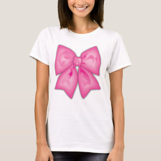 T-shirt Ruban rose