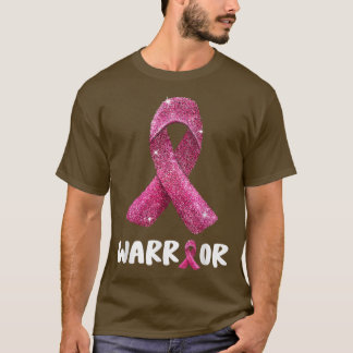 T-shirt Ruban rose Cancer du sein guerrier Cancer du sein